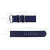 20Mm Nylon Watch Strap High End Look Strong Durability No Scratch No Irritation Perfect Fit Most Watches Khaki Watch Straps
