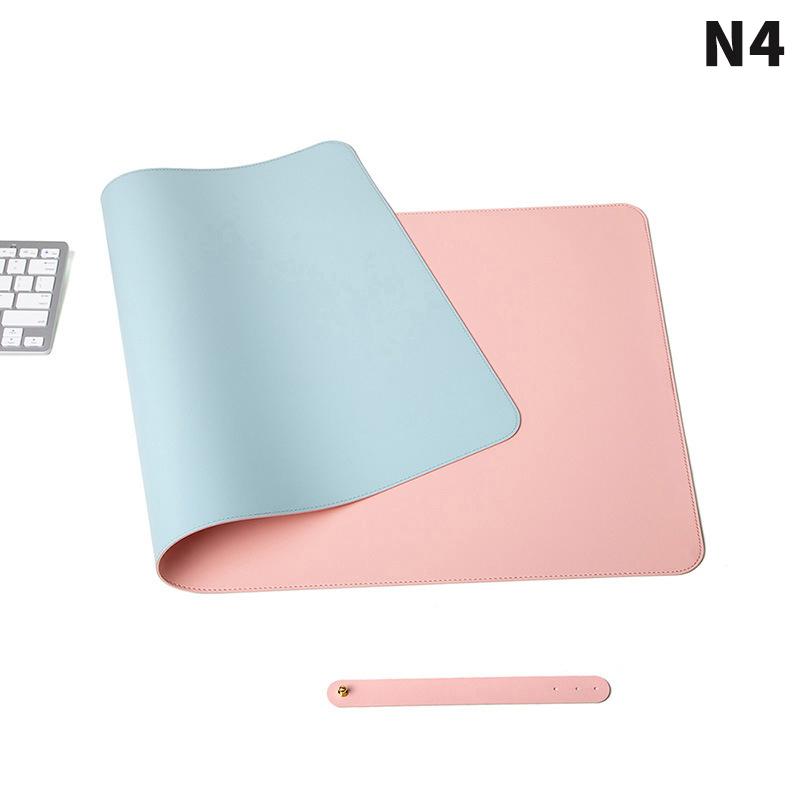 Nail Art Table Mat Soft Foldable Manicure Hand Rest Pad Waterproof Scratch Easy-Clean Office Desk Mat Portable PU Leather Pads