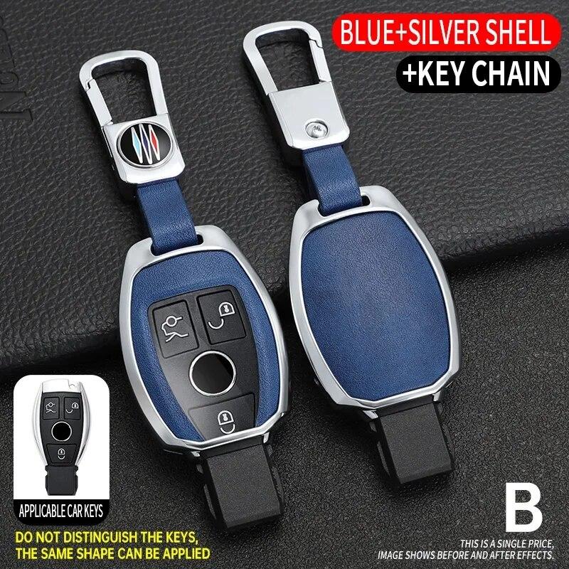 Carcasa din aliaj pentru cheia de la distanță pentru Mercedes Benz ABCER Class GLS GLA GLK GLC CLS CLA AMG W204 W205 W212 W463 W176