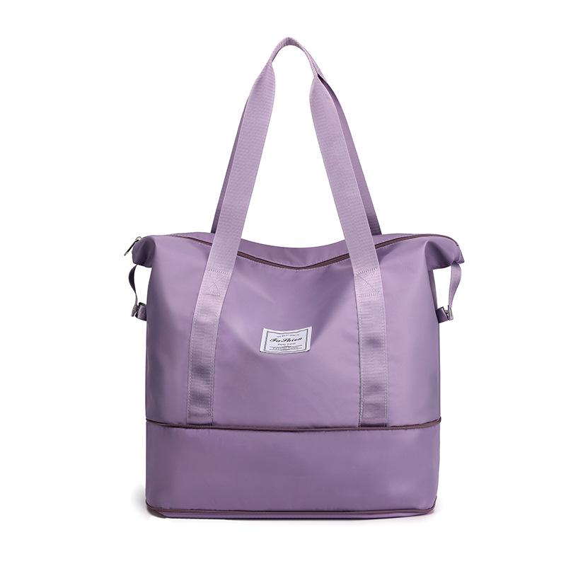 Short-Distance Sports Fitness Bag Wet And Dry Separation Travel Bag Foldable Handbag Boarding Bag Outdoor Luggage Storage Bag