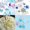 Neue Weihnachts-Multi-Formen Schneeflocken-Anhänger Silikonform Hängende Epoxidharzform Für DIY Weihnachtsbaum-Dekor Schmuckherstellung