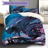 Cartoon Pattern Bedding Quilt Set Quilt Cover Pillowcase Home Decoration Birthday Gift (1 * Duvet Cover + 2 * Pillowcase, Without Core)