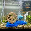 3D-gedrucktes Skelett-Wasserrad Aquarium-Sprudler Lustiger Hai Bewegliches Skelett Der Dynamische Steuermann Statue Pneumatisch Realistisch