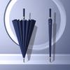 Extra Large Double Person 24-Rib Umbrella with Color-Matched Design and Long Handle