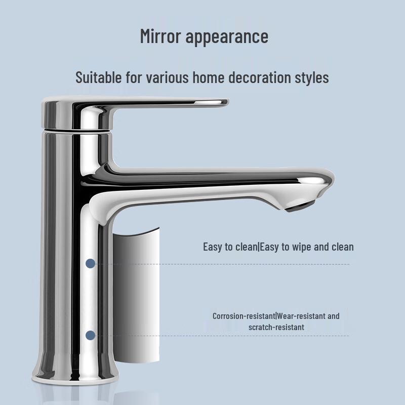 Stainless Steel Hot & Cold Basin Faucet