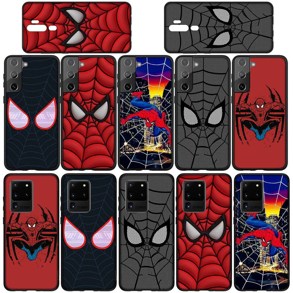 Phone Case for Samsung Galaxy S25 S23 S22 S24 Ultra FE A05 A06 A15 A16 A36 A37 A35 A54 A55 A56 A57 A25 A26 A53 A17 Spiderman Marvel Spider Man Cover