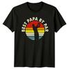 Best Papa By Par Golf Player Retro Fathers Day TShirt