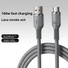 Type C Usb Charging Cable 100w Fast Charging For Huawei Apple Xiaomi Oppo Devices