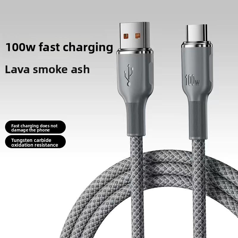 Type C Usb Charging Cable 100w Fast Charging For Huawei Apple Xiaomi Oppo Devices