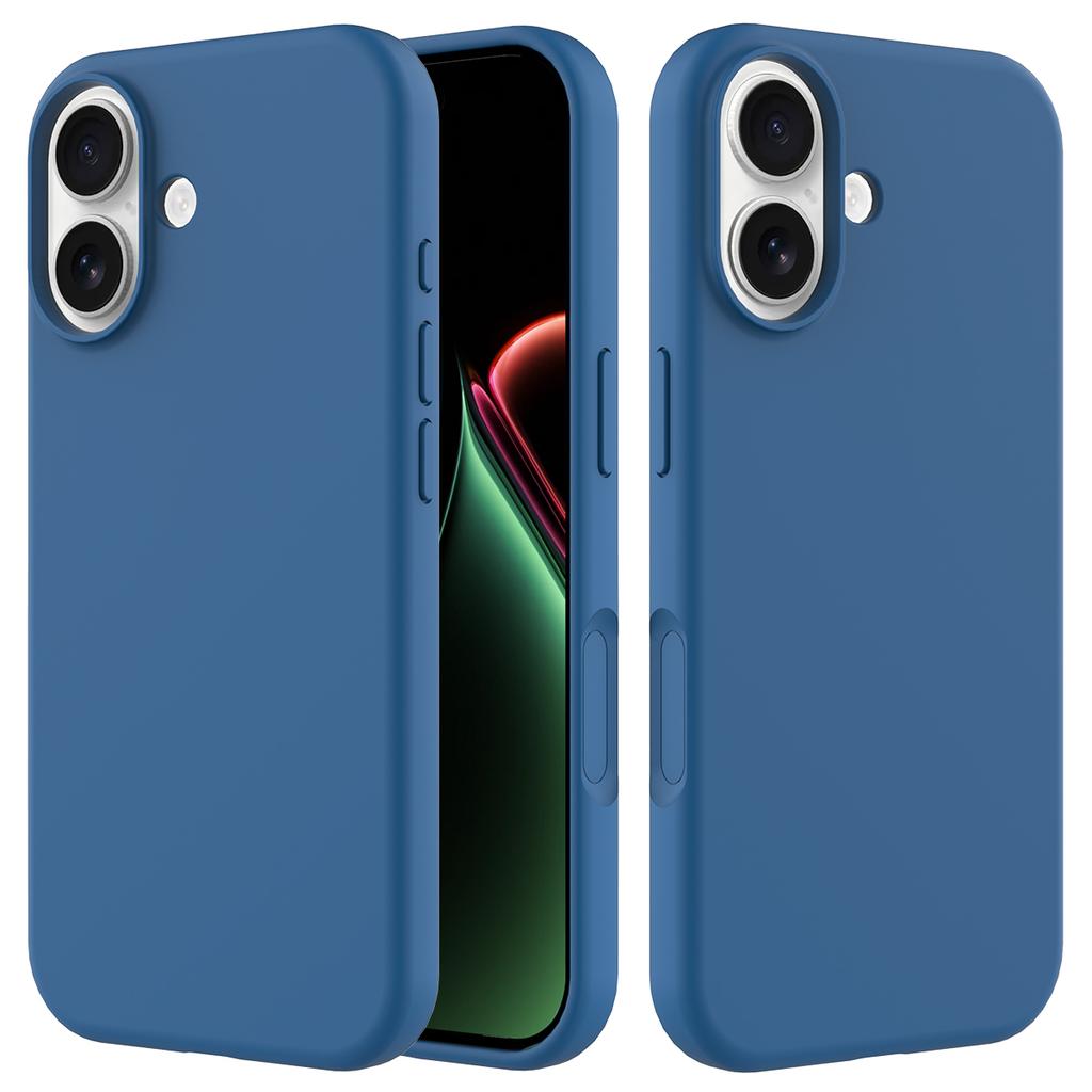 Coque de téléphone antichoc en silicone liquide pour iPhone 17 Air 16 15 14 13 12 Pro Max 16Pro Protection de pare-chocs pour appareil photo