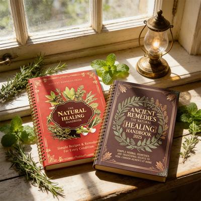 Stap-voor-Stap Natuurlijke Genezing Gids Handleiding Spiraalgebonden Boek Kruidentherapie & Holistische Gezondheidsondersteuning Filosofie Boek