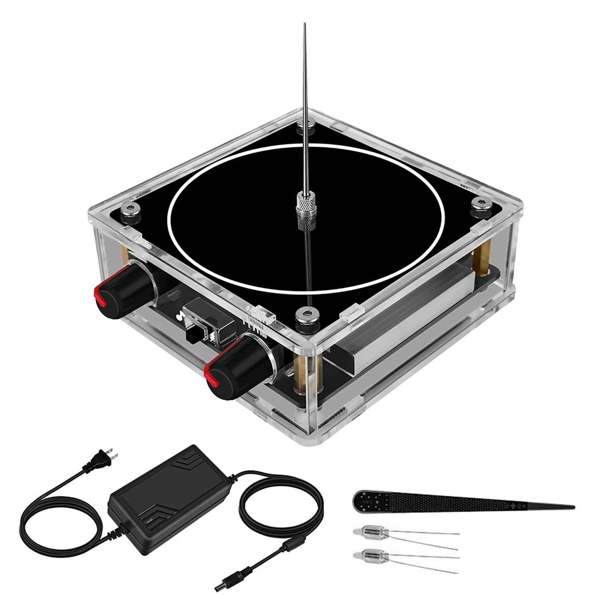 Updated Version Bluetooth Music Tesla Coil  Wireless Transmission Experiment Desktop Toy Touchable Artificial Ligh