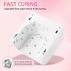 Fast Curing UV Nail Lamp Rhinestone Heart Shape Nail Dryer Machine Nail Dryer Lamp  Pedicure Use