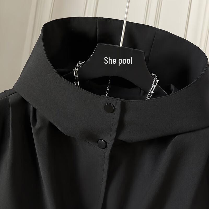 She Chi Women's Hooded Single-Breasted Vest