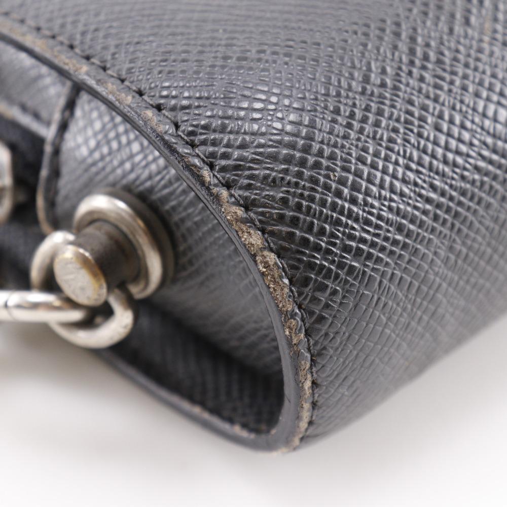 Louis Vuitton Baikal Business Bag M30182 Aldoise Black Taiga Mens Used