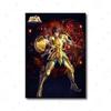 Stampa di Poster Classico Anime Giapponese Saint Seiya Cartone Animato Vergine Cavaliere d'Oro Pittura su Tela Arte da Parete Immagini Soggiorno Decorazione Casa