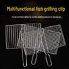Stainless Steel BBQ Grilling Net and Clip