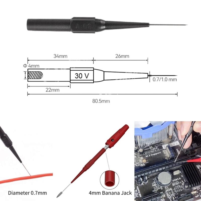 100MHz Oszilloskop-Tastköpfe mit SMA-Schnittstellen Messleitungssatz Klemme Oszilloskop-Zubehörsatz