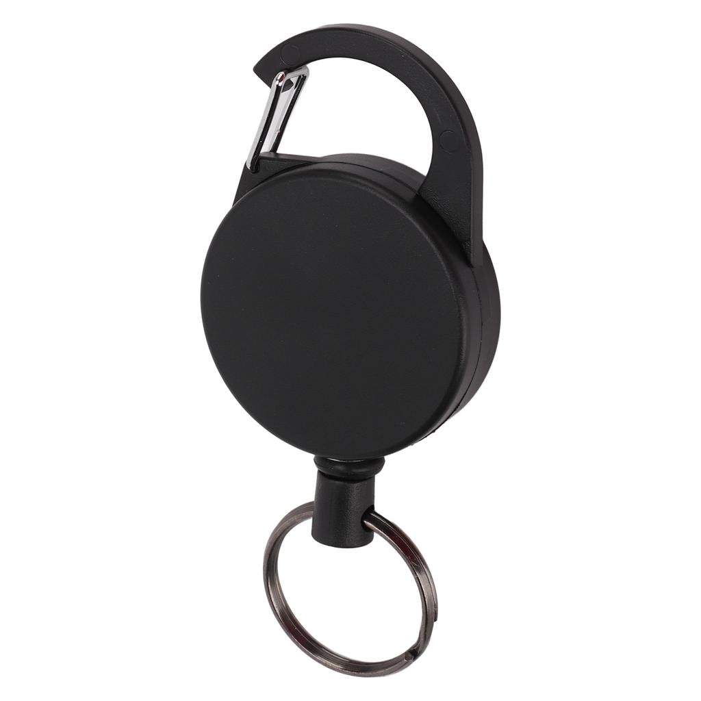 High Resilience Stainless Steel Wire Rope Keychain Metal Retractable Anti Lost Key Chain for Outdoor