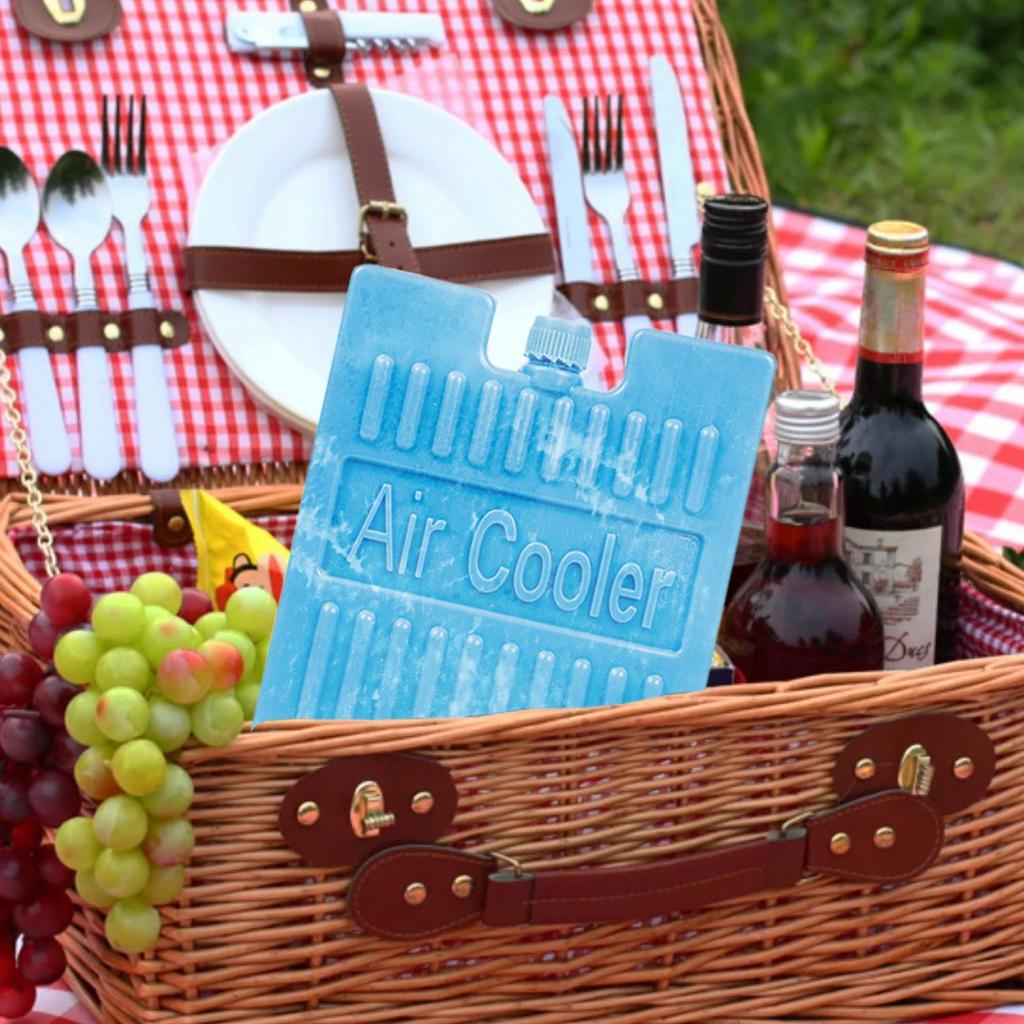 Portable Air Conditioner Fan Ice Crystal Boxes Ice Pack Reusable Freezer Ice Cooling Pack For Fresh Food Storage Refrigeration