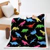 Blanket Cartoon Dinosaur Blanket Digital Printed Lamb Fleece Crystal Fleece Blanket