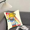 RRainbows Cute BriteE Cartoon Cushion Cover Pillowcase Ultra Soft Skin Friendly Fabric Cloud Like Comfort Concealed Zipper
