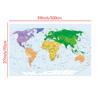 Wall Map Theme Series Background Cloth World Map Poster Wall Decor School Travel Supplies