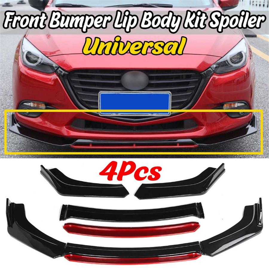 Front Bumper Lip Body Kit Spoiler For Car Universal