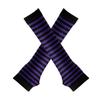 Koreaanse Stijl Zwart-Wit Gestreept Unisex Vingerloze Lange Mouwen Kerst Cosplay Cover