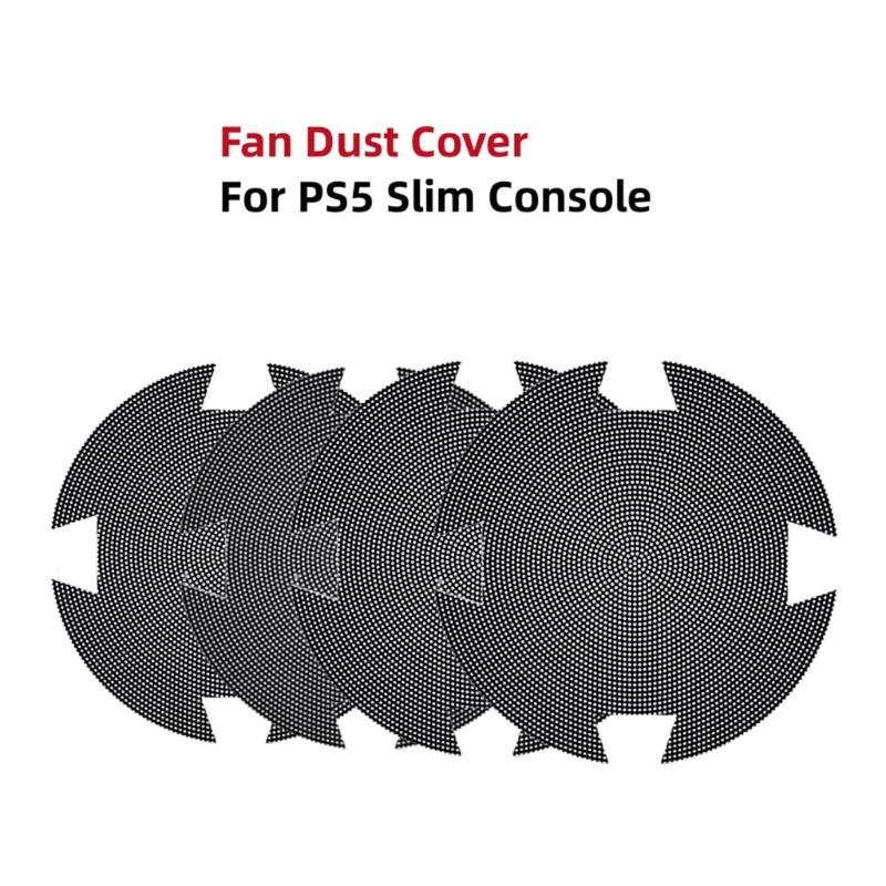 2Pcs/4Pcs Cooling Fan Dust Filter Game Console Internal Dust Net for Slim Ventilation Fan Net Gaming Accessories