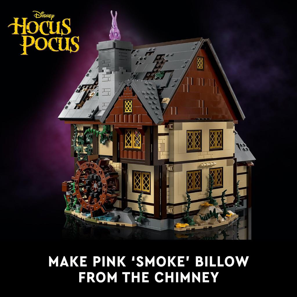 LEGO Ideas Disney Hocus Pocus: Sanderson Sisters' House 21341 Toy Blocks Gift Fantasy Princess for Boys, Girls, and Adults