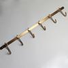 Antique Copper Wall-Mounted Coat and Towel Hook Rack