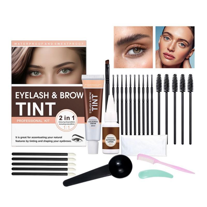

Eyelash Brow Tint Set Coloring Cream with Tool