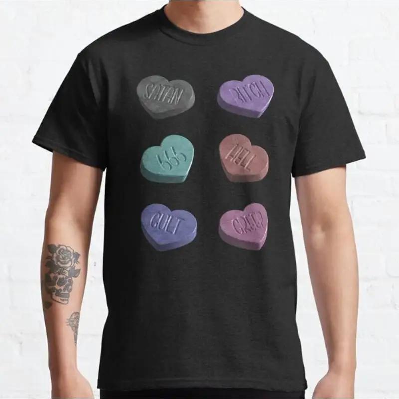 Creepy Heart Candy Good Quality T Shirt S 5xl