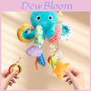 Baby Toy Car Mirror With Soft Plush Characters For Newborns And Infants