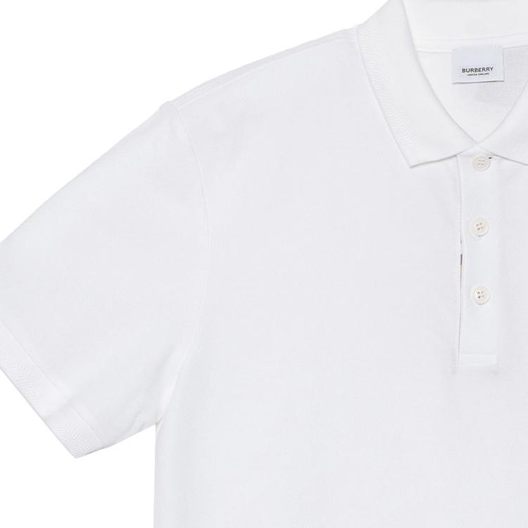 Burberry SS23 Herren Freizeit Pullover Kurzarm Poloshirt Weiß 80675831