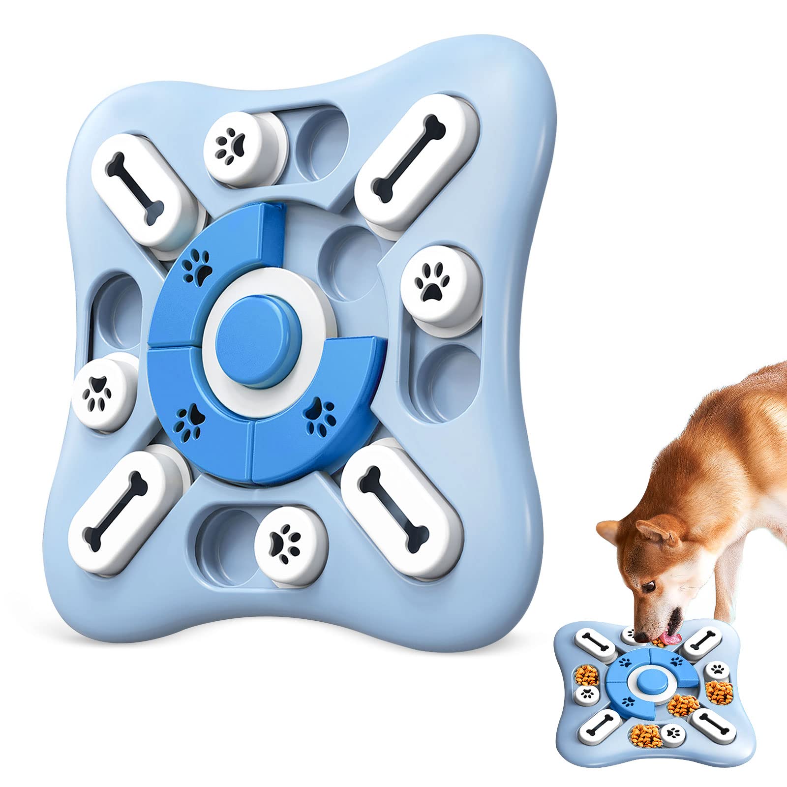 

WXVOVXW Обучающие игрушки для собак Игрушки для собак Обучающие игрушки для собак Работа носом Коврик для работы носом для собак Обучающие игрушки для собак Игрушки для собак Звуки Миска для домашних животных Разделение