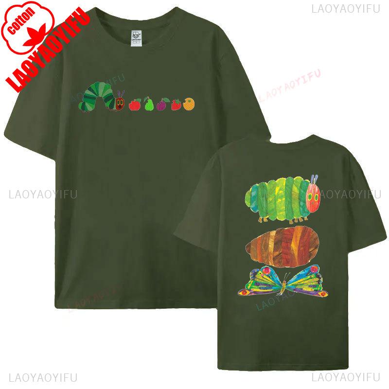 Hungry Caterpillar T-shirt Eat The Rich Graphic T Shirts Very Hungry Caterpillar Shirt Bookish Fan Gift Tees Activist Y2k Tops