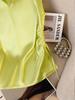 Women's V-Neck Satin T-Shirt - Summer 2026 Slim Fit, Plain Color, Short-Sleeved, Stylish Top
