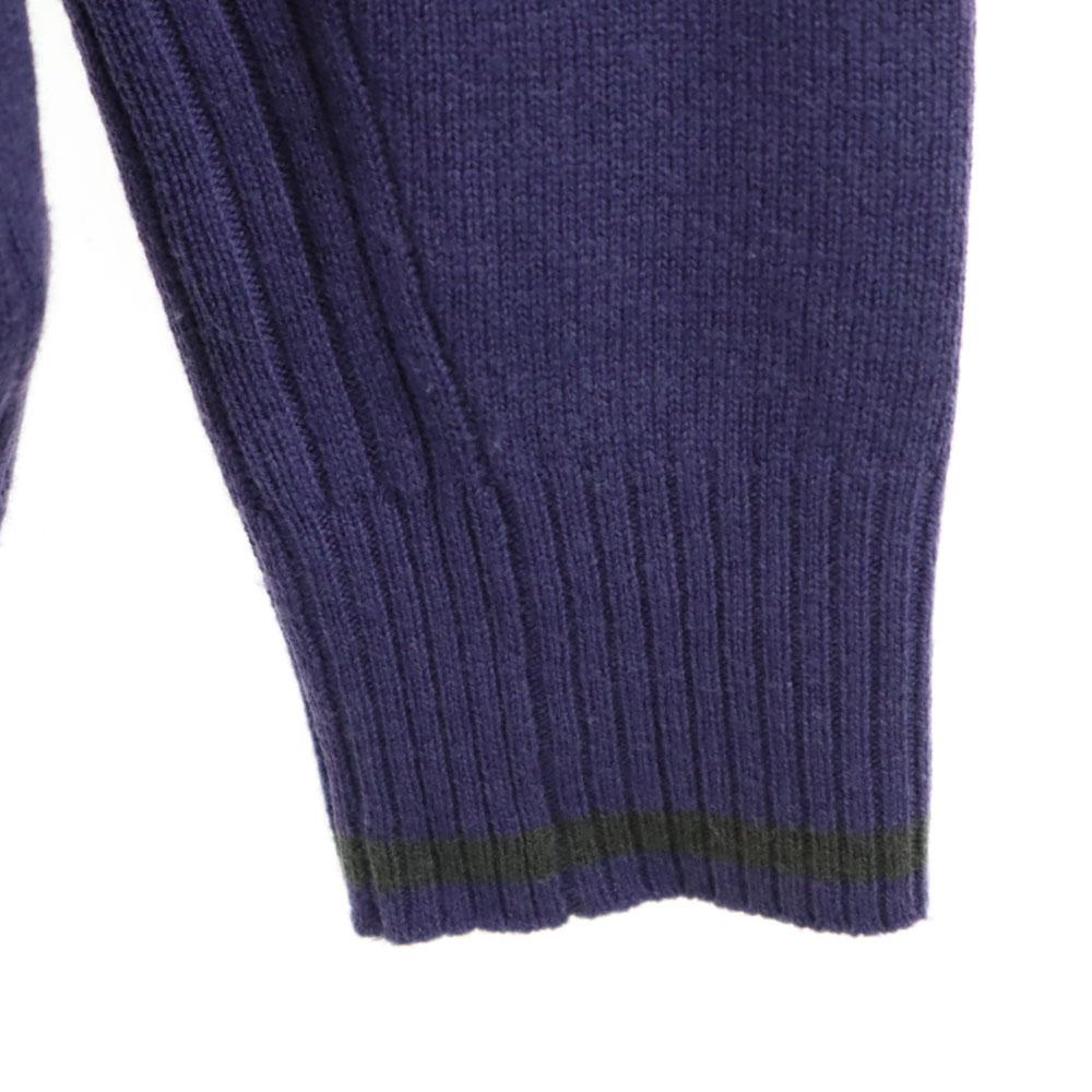 NAPAPIJRI Long sleeve sweater L Purple knit Men's Used