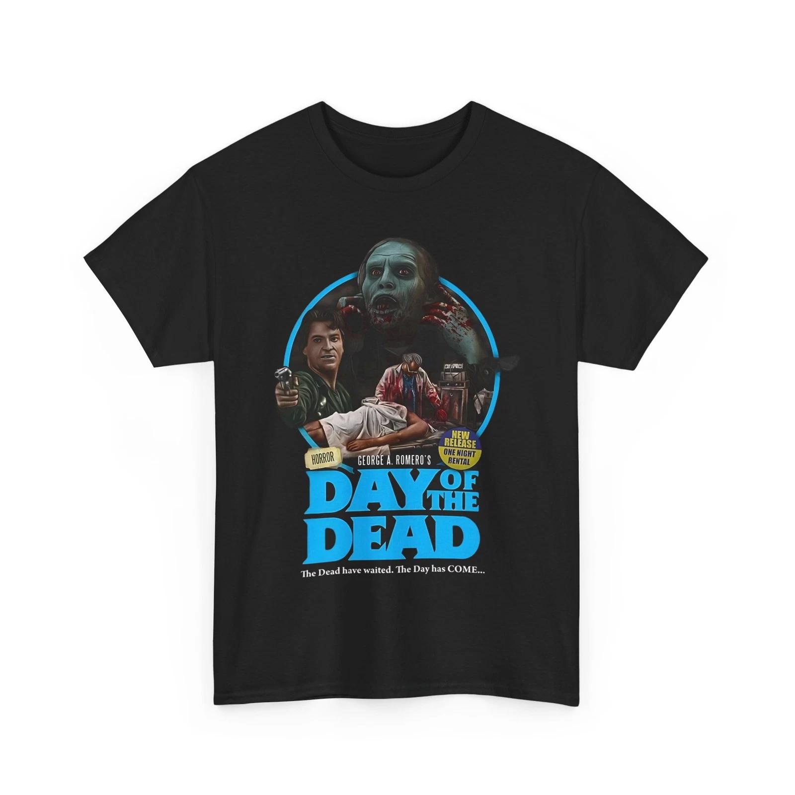 Day of the Dead 1985 George A Romero Movie 100% Cotton T-shirt Mens Tees Top Unisex Heavy Cotton Tee S