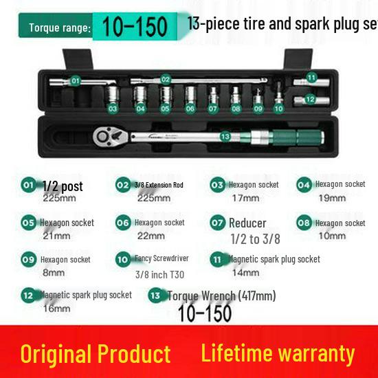 Taiwan Baodelili High Precision Adjustable Torque Wrench for Spark Plugs and Tires