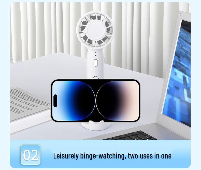 Portable Mini USB Fan: Silent Handheld & Desktop Personal Cooler