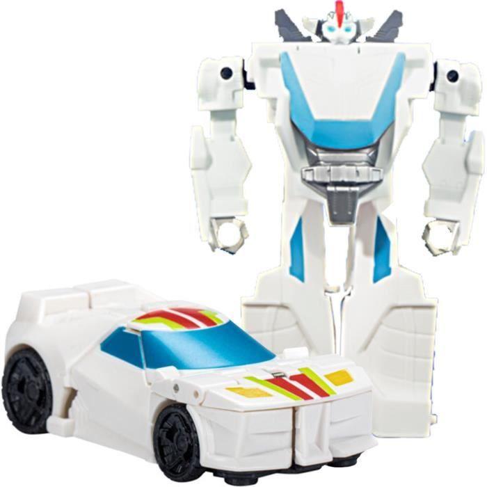 Figurine Transformers Earthspark 1 Step Flip - Wheeljack 10cm - HASBRO - Jouet pour enfant