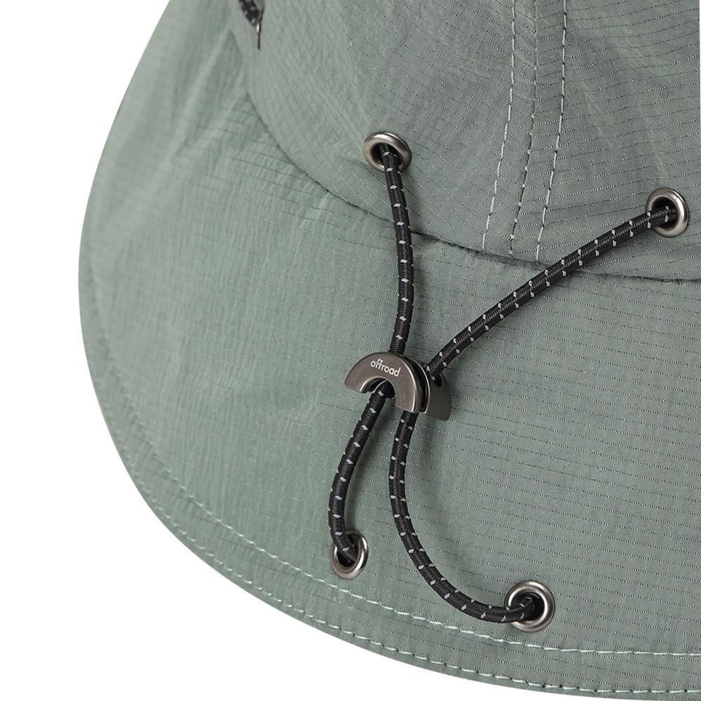 OFFROAD Unisex Rib String Bucket Hat (Grayish Khaki)_5Lg7423