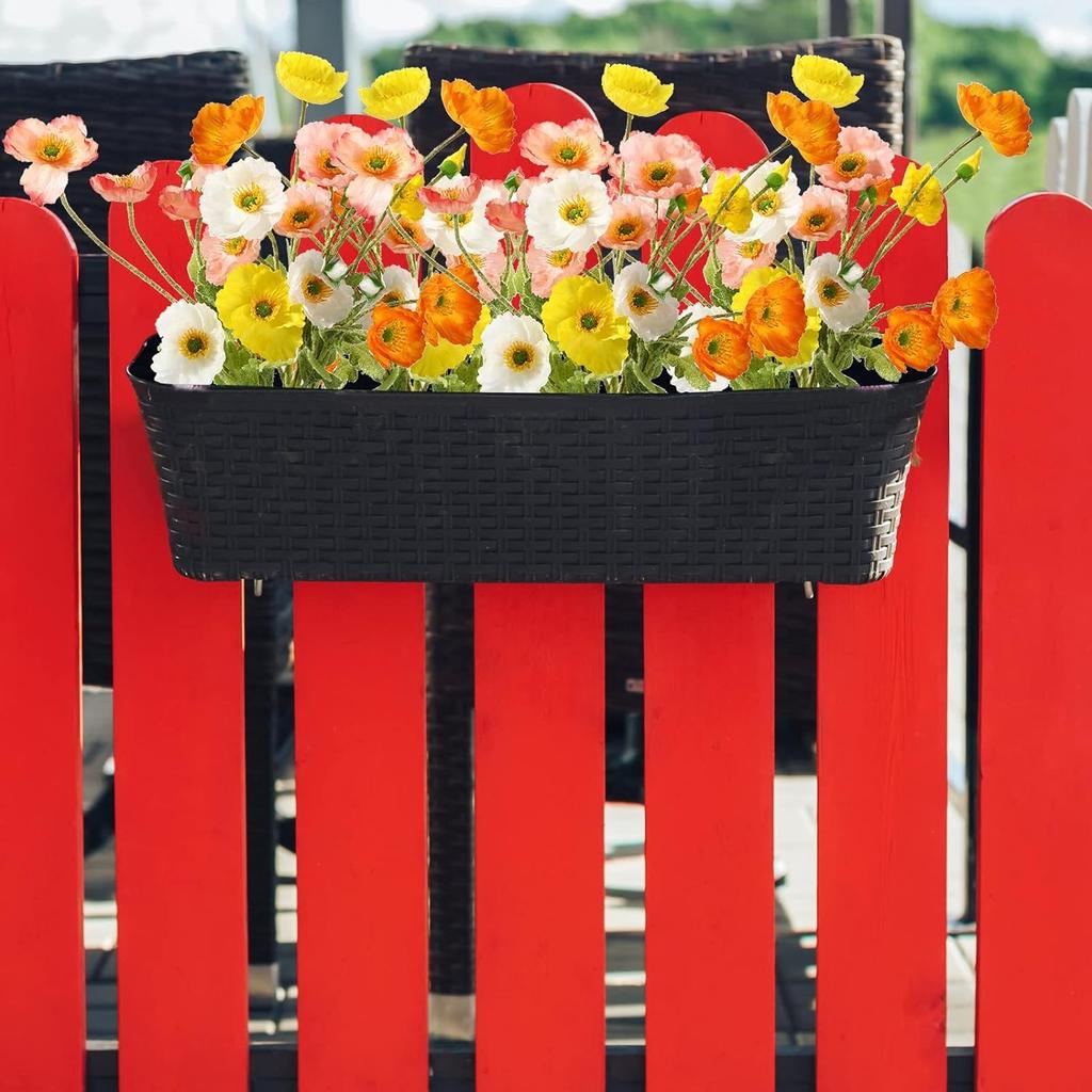 Artificial Poppy Flowers Bouquet Silk Fake Flowers For Home Decor Garden Marriage Room Wedding Decoration DIY Vase Accessories