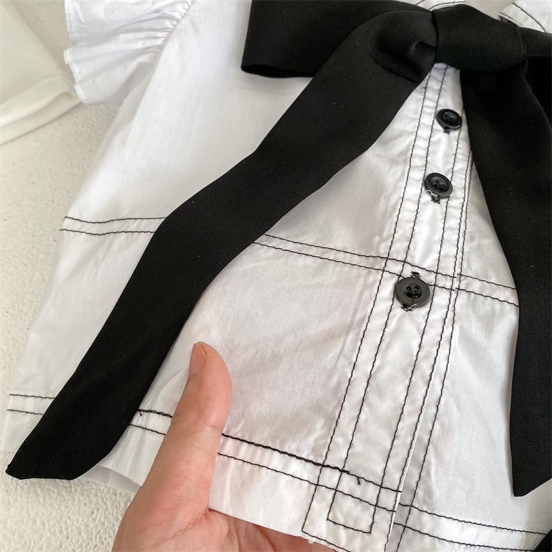 Zhili Kinder Sommer 2023 Geburtstags- Feiertagskleid: Hochwertiger, stilvoller zweiteiliger Anzug.