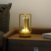LUTW Kabellose Tisch-Umgebungslicht 5000mAh 3 Farben Stufenlos Speicher Touch LED Schreibtisch Stilvolles Interieur Nacht Perfekt für oder als Goldene Lampe, Beleuchtung, Batterie,