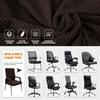 1SET Thicken Jacquard Office Boss Chair Cover Elastic Boss Rotating Computer Chair Seat Case Stretch Chair Covers with Armrest
