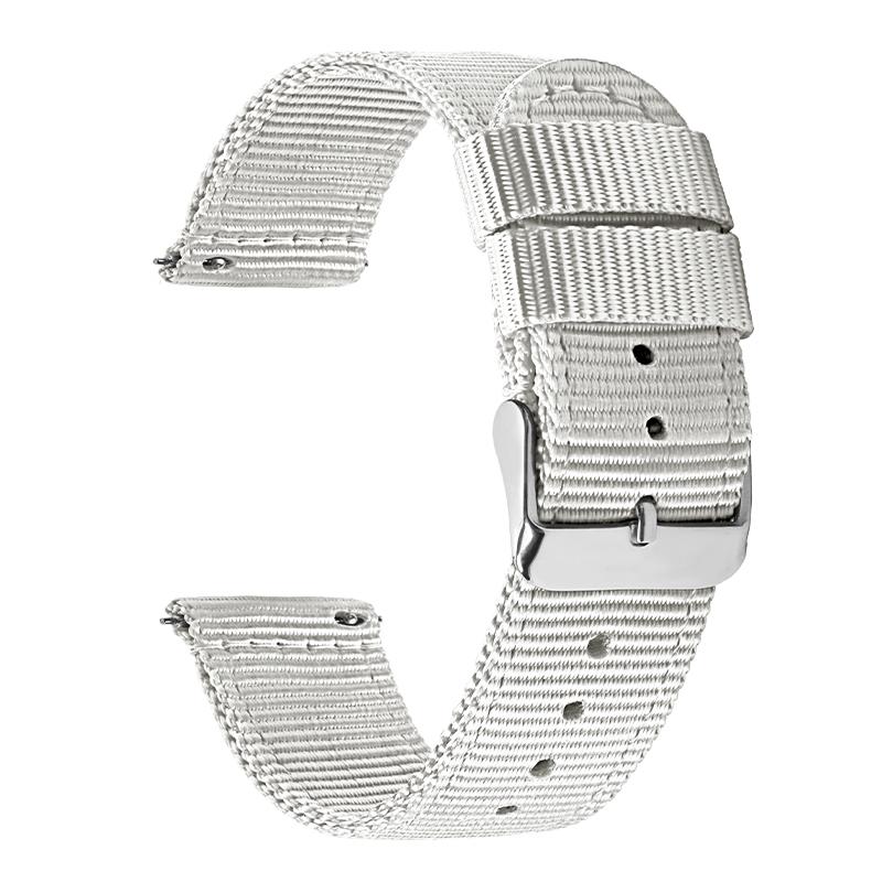 18mm 22mm 20mm Woven Nylon Watch Sport Strap Band for Amazfit Fabric Band for Samsung Galaxy 4 5 6 Gear S3 Classic Active 2